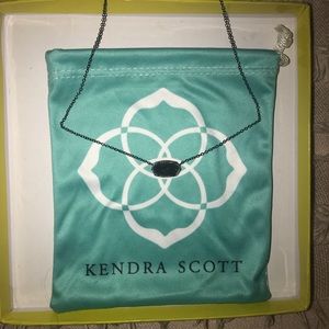 KENDRA SCOTT “Elisa” Pendant Necklace, in Gunmetal